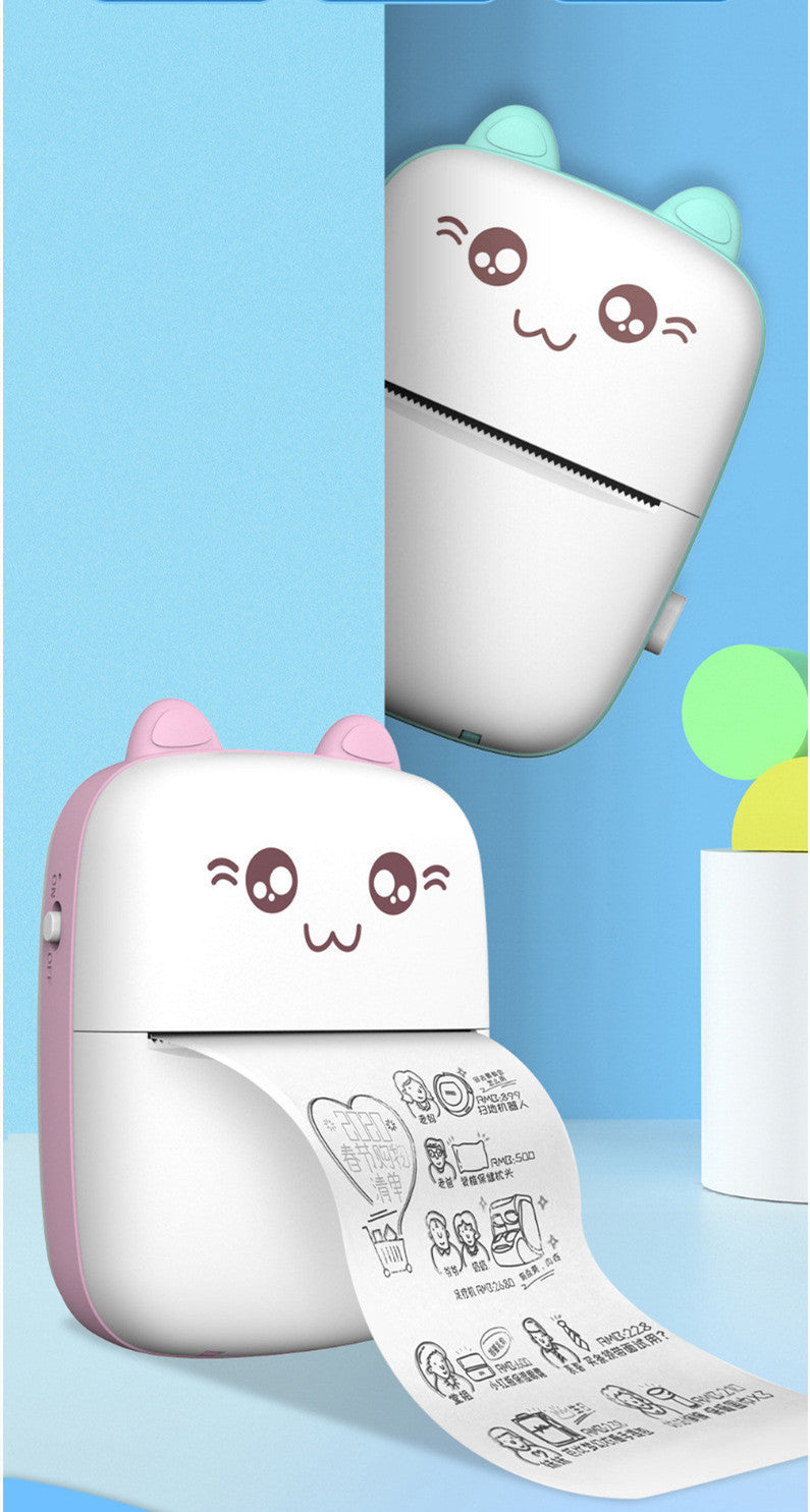 Liberfeels Mini Printer Portable Mini Bluetooth - WiFi Label Printer