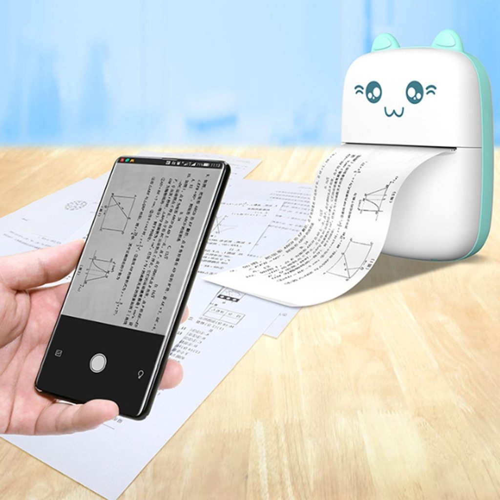 Liberfeels Mini Printer Portable Mini Bluetooth - WiFi Label Printer