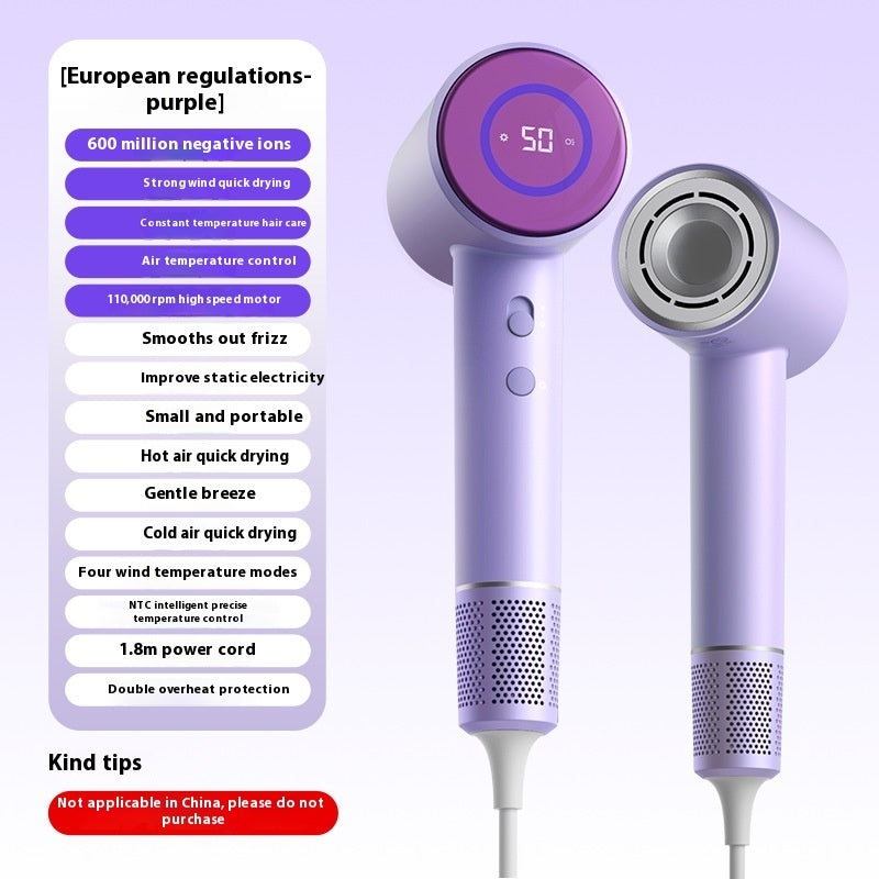 Liberfeels High Concentration Anion Hair Dryer Constant Temperature, Does Not Hurt Hair