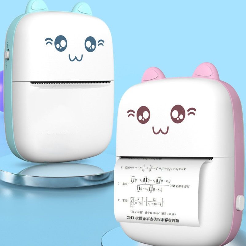 Liberfeels Mini Printer Portable Mini Bluetooth - WiFi  Label Printer