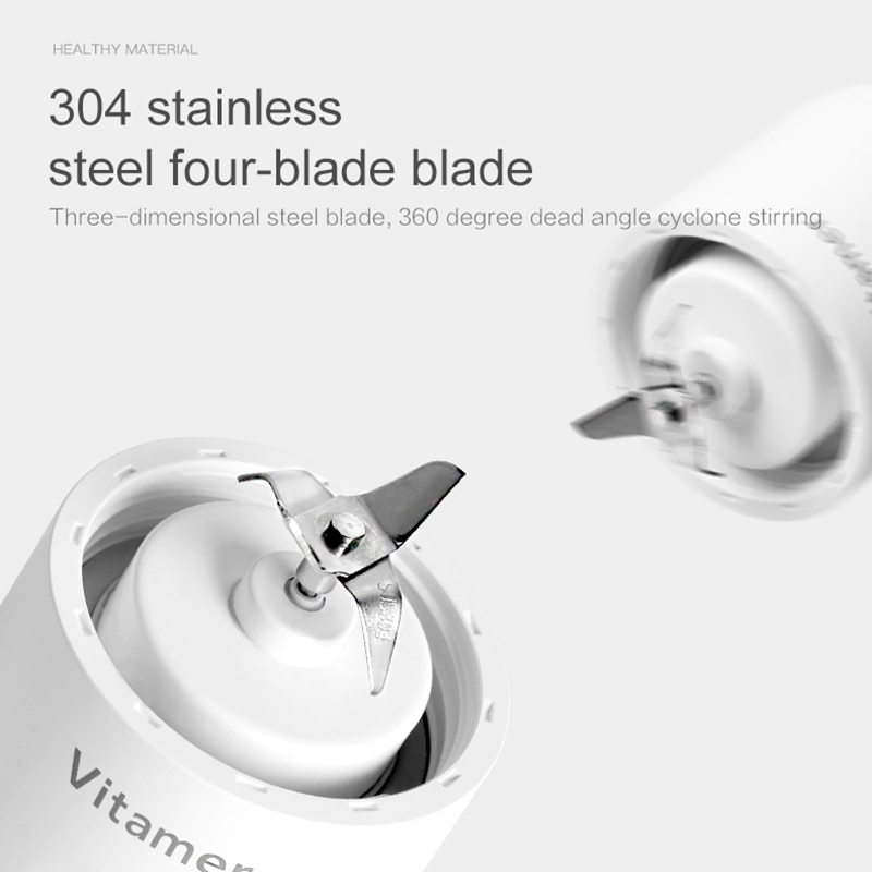 Liberfeels X Vitamer 350ml Portable Blender - Juicer, Electric USB Rechargeable Mixer