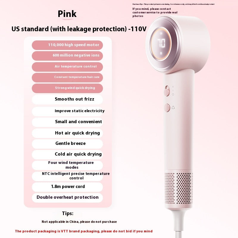 Liberfeels High Concentration Anion Hair Dryer Constant Temperature, Does Not Hurt Hair